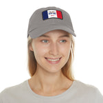 Flag Village Iowa State Flag Hat Black Leather Patch