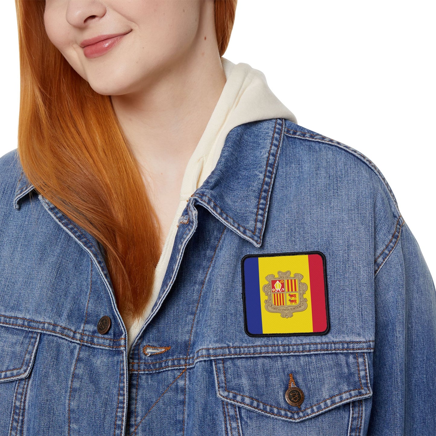 Flag Village Andorra Flag Embroidery Iron-On Patches