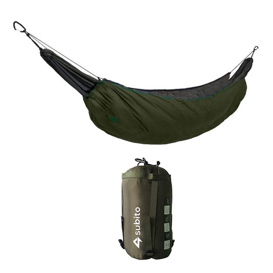 Flag Village Outdoor Portable Hammock Underquilt Hammock Thermal Under Blanket Winter Warm Hammock Insulation Accessory For Camping