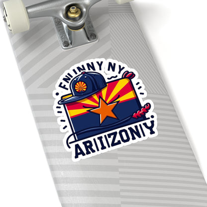 Flag Village USA Arizona State Flag Sticker 2", 3", 4", 6" AZ01