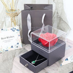 Flag Village Eternal flower gift box Earring Necklace Pendant box couple ring box