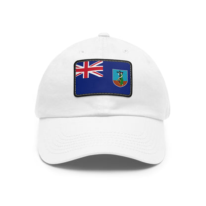Flag Village Montserrat Flag Hat Cap with Leather Patch