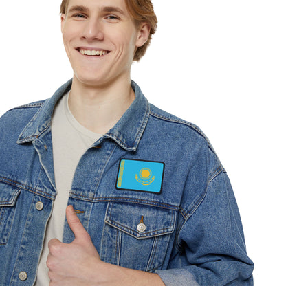 Flag Village Kazakhstan Flag Embroidery Iron-On Patches