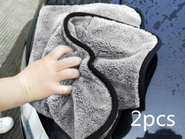 Flag Village Auto Tools Microfiber Car Wash Towel Absorbent Car Supplies Cleaning Cloth