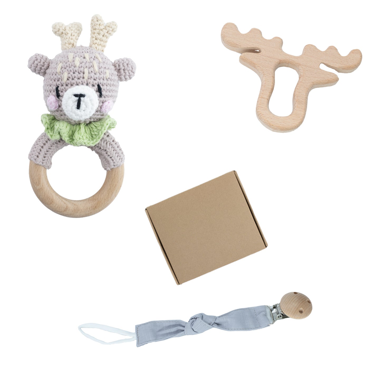 Flag Village Baby Educational Toys Teething Teethers Gift Box