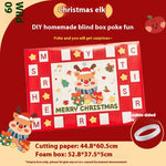 Flag Village Christmas Birthday Box Blind Box Gift Diy Children Countdown Calendar Gift Box Set