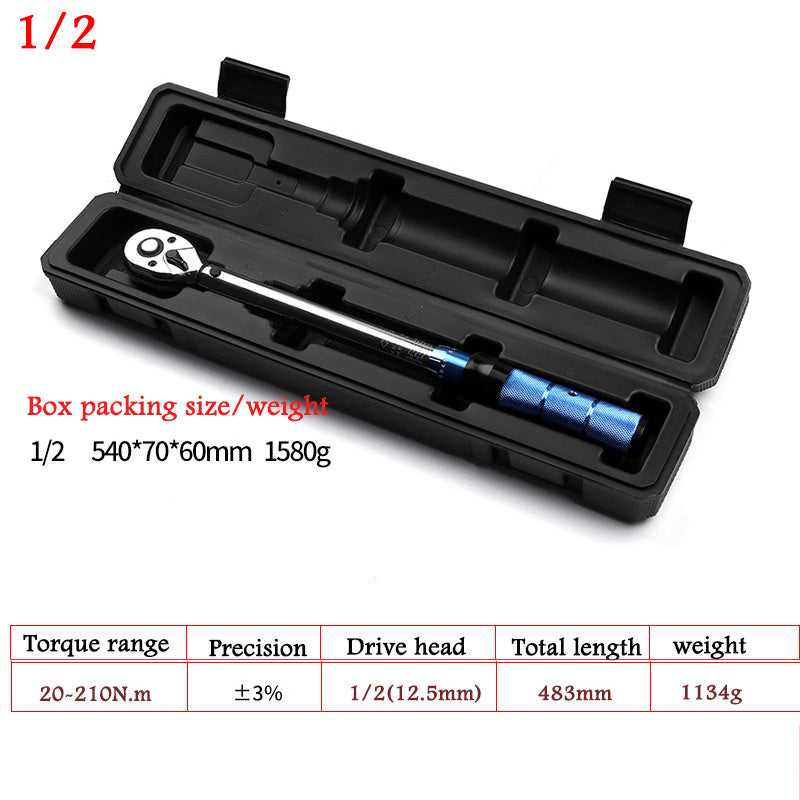 Flag Village Auto Tools Industrial Grade Adjustable Torque Wrench Auto Repair Mechanical Tools