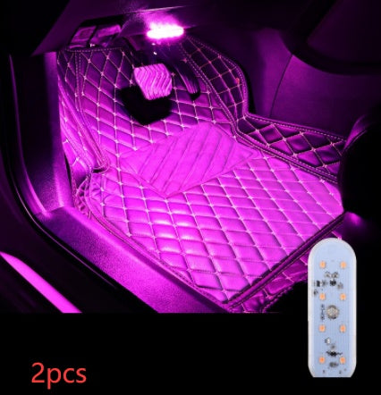 Flag Village Auto Tools Touch-sensitive Usb Charging Atmosphere Lamp In Car