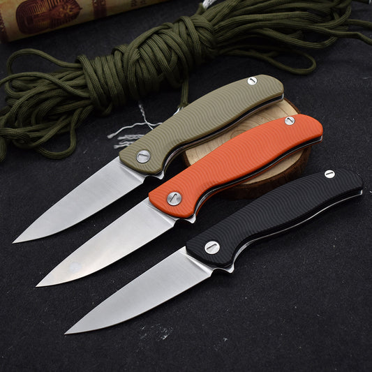 Flag Village Outdoor Folding Knife For Camping And Hunting
