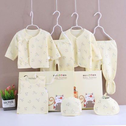 Flag Village Pure Cotton Baby Clothes Spring And Autumn Summer Children Gift Box Set