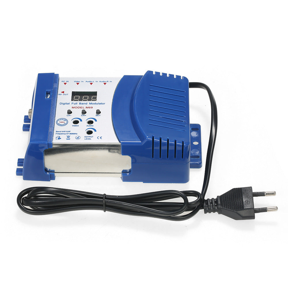 Flag Village Auto Tools High-performance Compact RF Modulator Audio Video TV Conversion