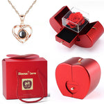 Flag Village Creative Jewelry Box Christmas Eternal Flower Gift Box