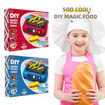 Flag Village Induction Kitchen Cooking Toys Diy Children's Play House Toy Food Recognize Change Color Toys Kids Gifts