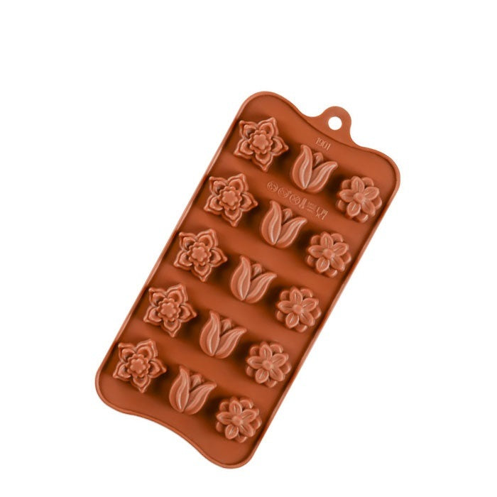 Flag Village Silicone Chocolate Brown Love Heart Mold Gift Box