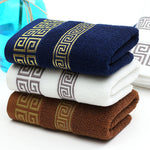 Flag Village Men's Minimalist Dark Towel Gift Box Set