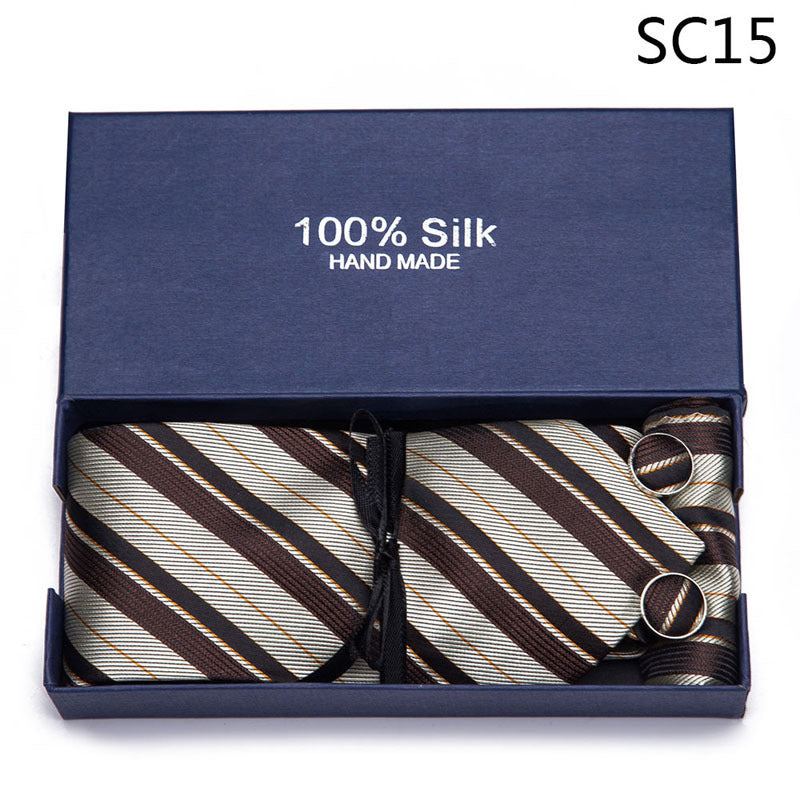 Flag Village Men's Tie Gift Box Set Group Business Formal