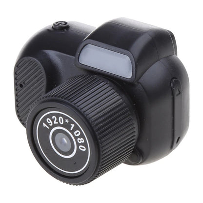 Flag Village Retro Mini Camera With Screen Indoor Home Outdoor 1080p HD Portable Very Small Camera Video Support Holiday Gifts