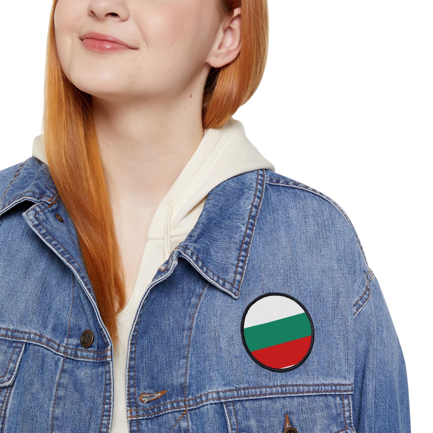 Flag Village Bulgaria Flag Embroidery Iron-On Patches