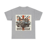 Flag Village UK Vintage Car Flag T-SHIRT Heavy Cotton Tee UK0003
