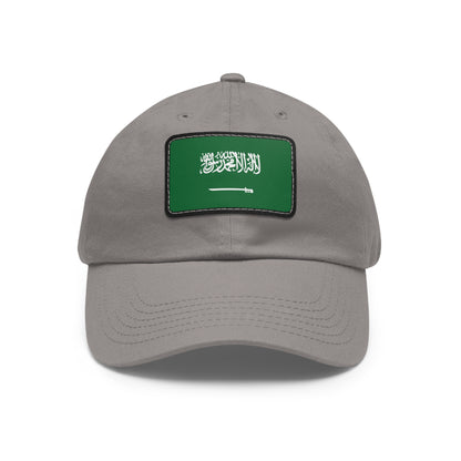 Flag Village Saudi Arabia Flag Hat Cap with Leather Patch