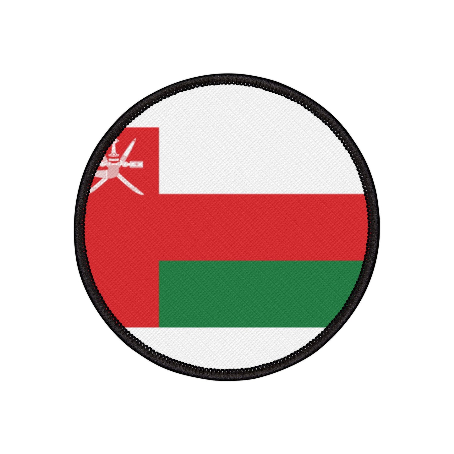 Flag Village Oman Flag Embroidery Iron-On Patches