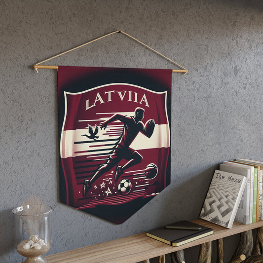 Flag Village Latvia Flag Pennant Sporting Home Wall decoration LVA0001