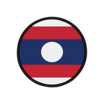 Flag Village Laos Flag Embroidery Iron-On Patches