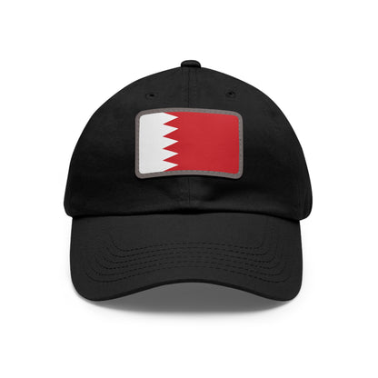 Flag Village Bahrain Flag Hat Cap with Leather Patch
