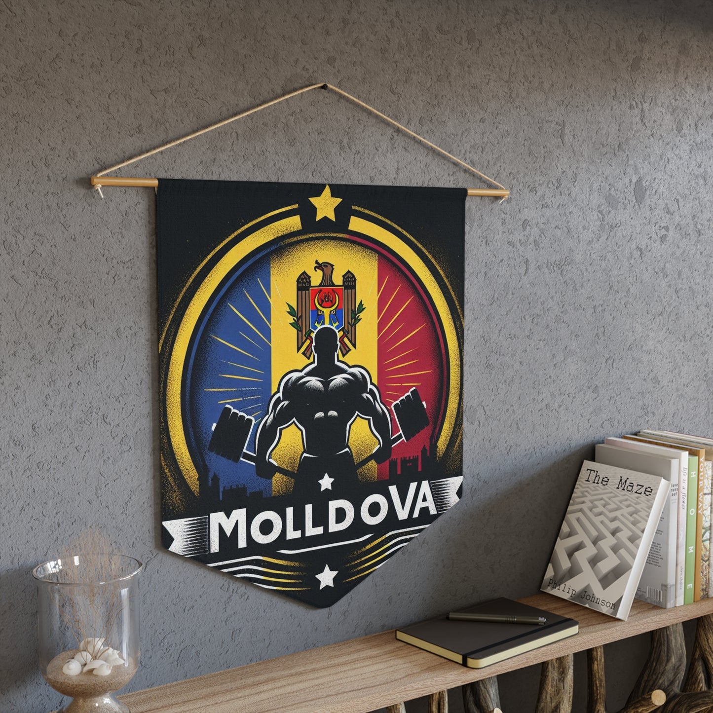 Flag Village Moldova Flag Pennant Sporting Home Wall decoration MDA0001