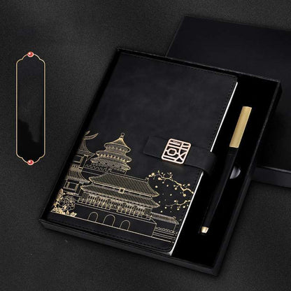 Flag Village Chinese Style Palace Museum A5 Notebook Gift Box Set
