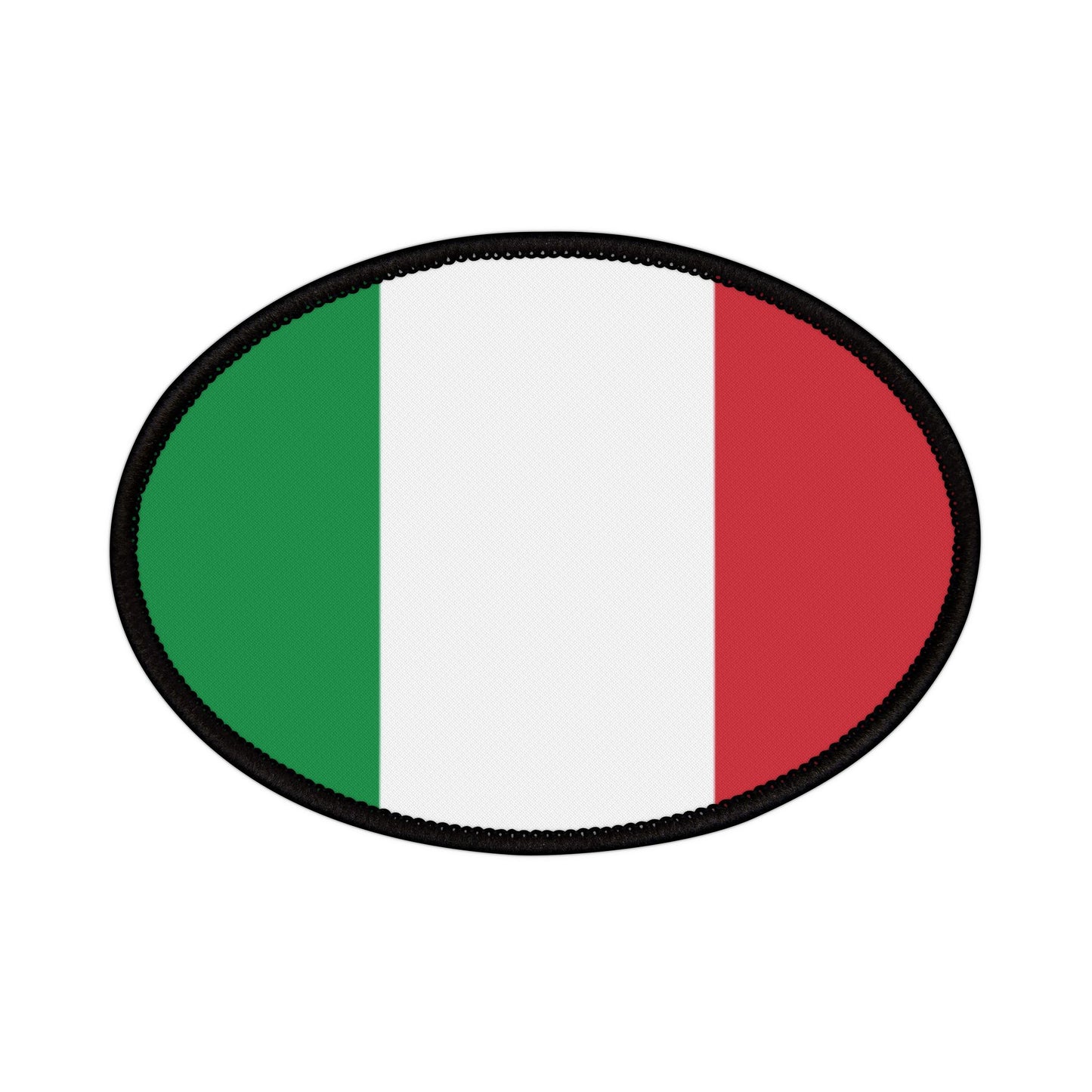Flag Village Italy Flag Embroidery Iron-On Patches