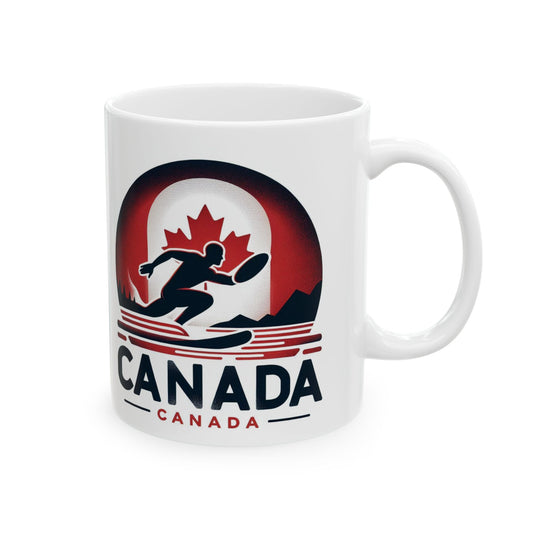 Flag Village CANADA Sporting Flag Ceramic Coffee Mug 11oz FV-MG0191