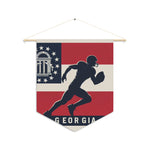Flag Village Georgia State Flag Pennant Sporting Home Wall decoration GA0001