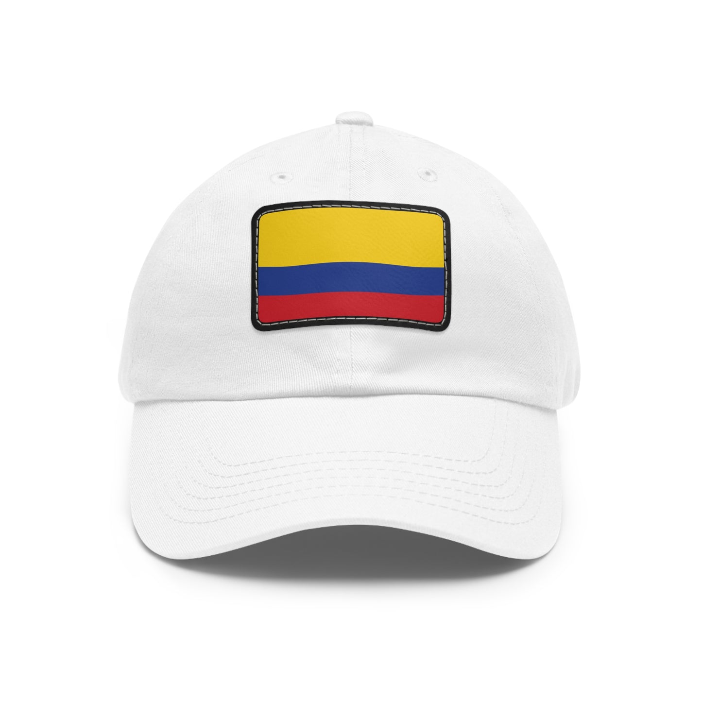 Flag Village Colombia Flag Hat Cap with Leather Patch