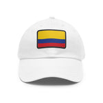 Flag Village Colombia Flag Hat Cap with Leather Patch