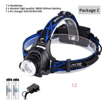 Flag Village USB Charging Built-in Smart Sensor Head-mounted Outdoor Fishing Headlight