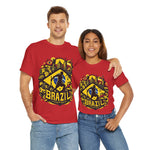 Flag Village Brazil Sporting Flag T-SHIRT Heavy Cotton Tee BRA0011