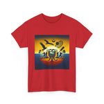 Flag Village Ecuador Sporting Flag T-Shirt Heavy Cotton Tee