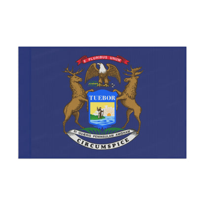 Flag Village USA Michigan State Flag 18" x 12" / 36" x 24" / 60" x 36"
