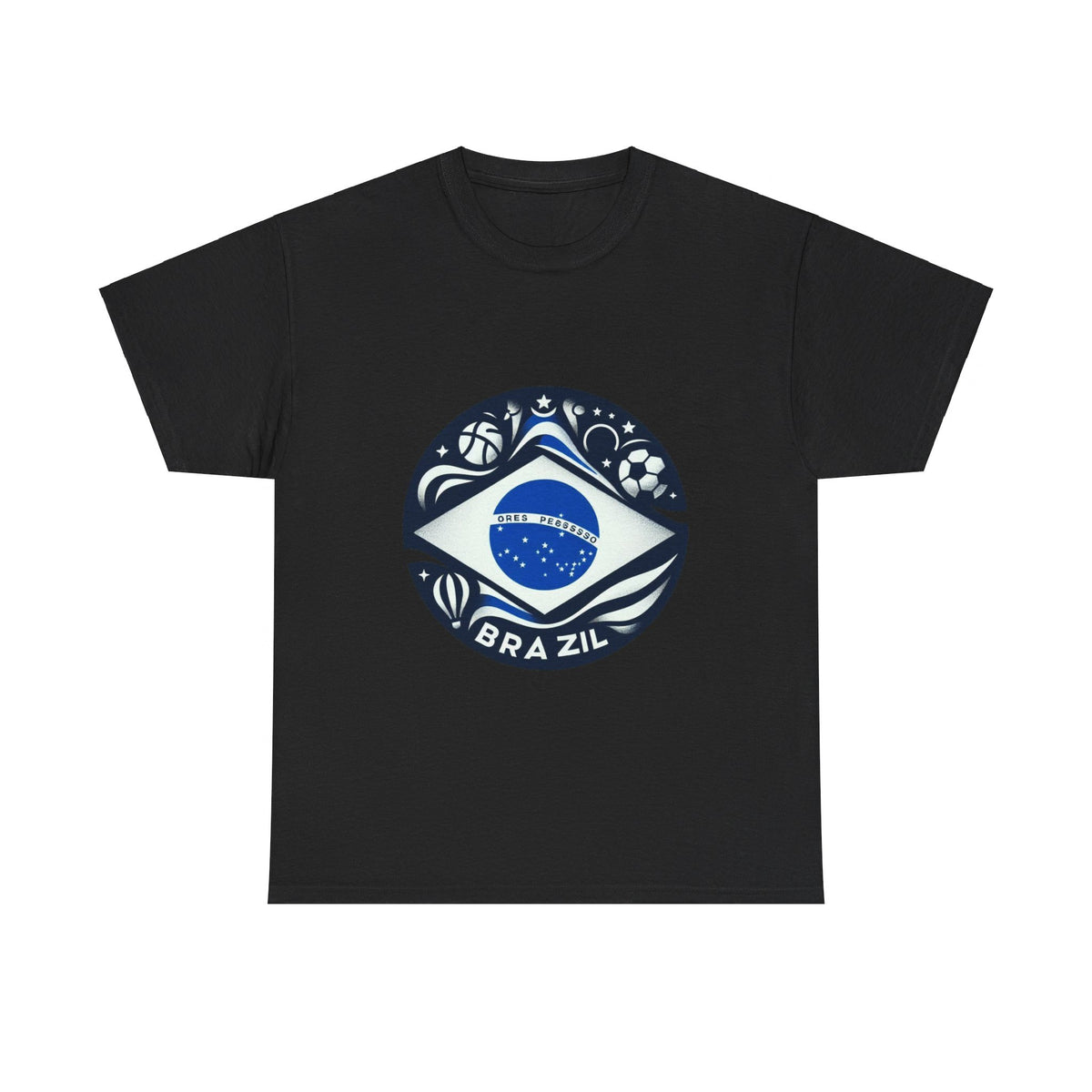 Flag Village Brazil Sporting Flag T-SHIRT Heavy Cotton Tee BRA0009