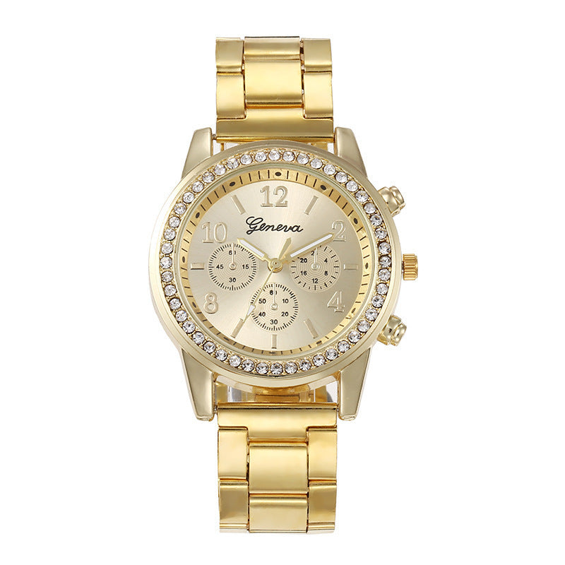 Flag Village Luxury All-match Diamond Big Rhinestone Women's Five-piece Gift Box