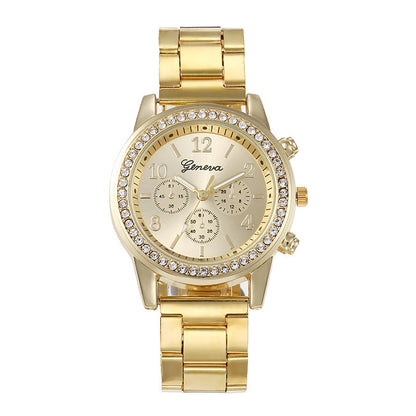 Flag Village Luxury All-match Diamond Big Rhinestone Women's Five-piece Gift Box