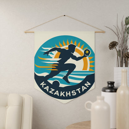 Flag Village Kazakhstan Flag Pennant Sporting Home Wall decoration KAZ0002