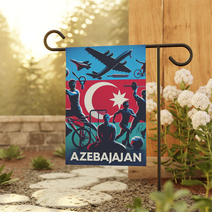 Flag Village Azerbaijan Flag Sporting Garden & House Banner AZE0004