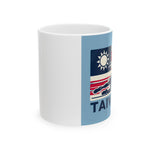 Flag Village Taiwan Sporting Flag Ceramic Coffee Mug 11oz TWN0002