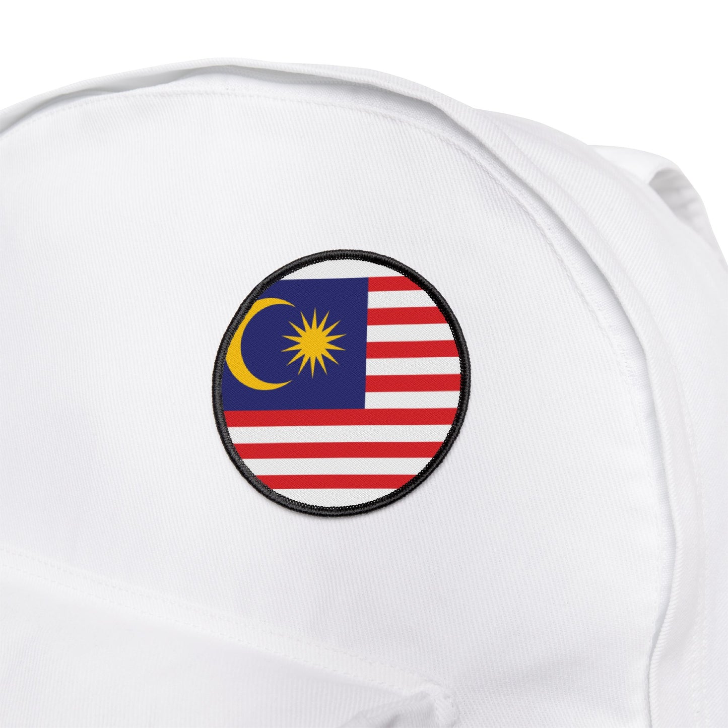 Flag Village Malaysia Flag Embroidery Iron-On Patches