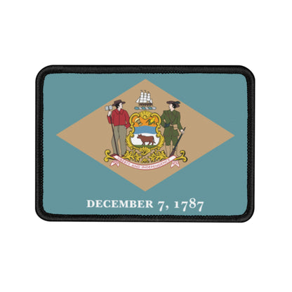 Flag Village Delaware State Flag Embroidery Iron-On Patches
