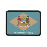 Flag Village Delaware State Flag Embroidery Iron-On Patches