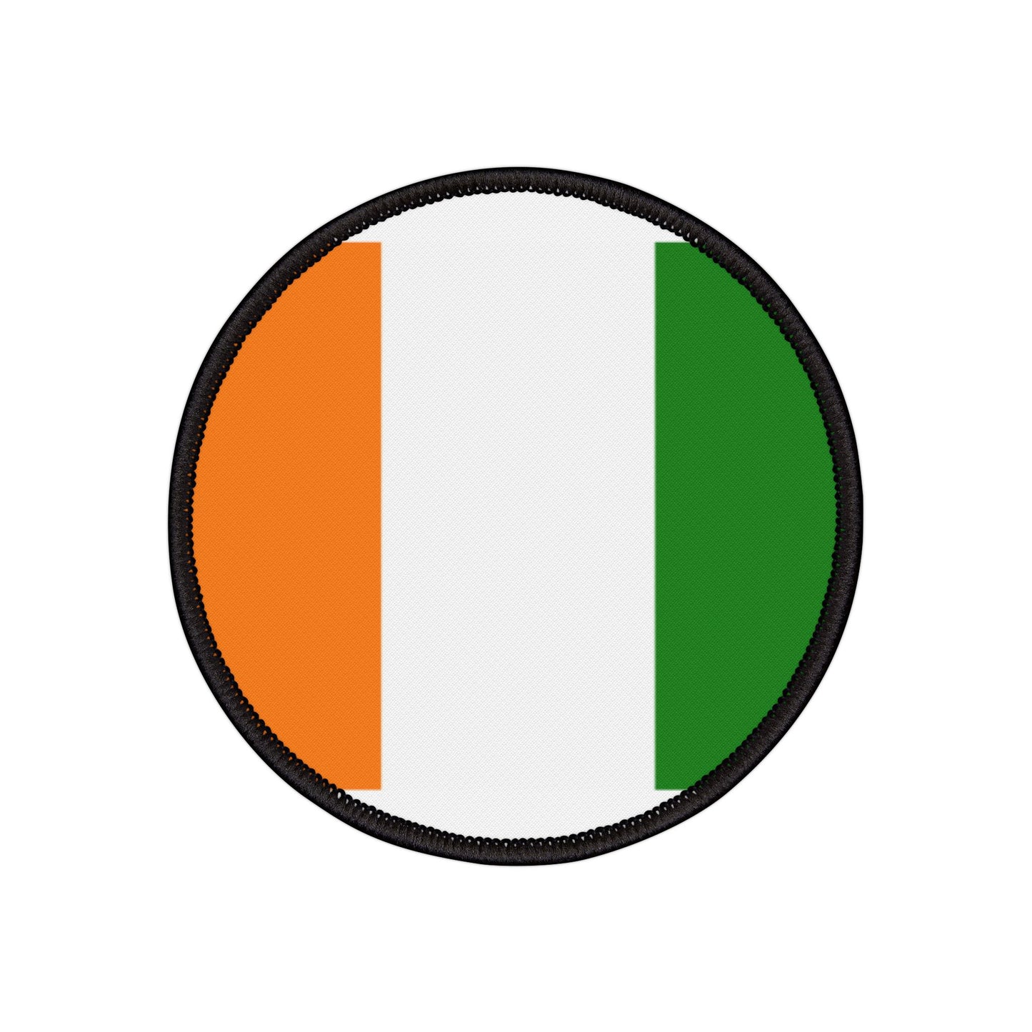 Flag Village Cote D'Ivoire(Ivory Coast) Flag Embroidery Iron-On Patches