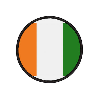 Flag Village Cote D'Ivoire(Ivory Coast) Flag Embroidery Iron-On Patches